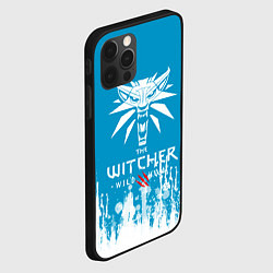 Чехол для iPhone 12 Pro Max The Witcher 3 Wild Hunt крутая, цвет: 3D-черный — фото 2