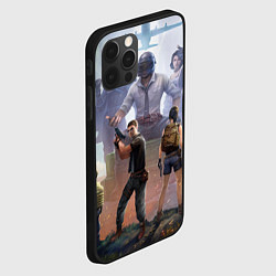 Чехол для iPhone 12 Pro Max PUBG банда, цвет: 3D-черный — фото 2