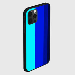 Чехол для iPhone 12 Pro Max Контрастные вертикальные полосы, цвет: 3D-черный — фото 2