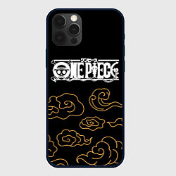 Чехол iPhone 12 Pro Max One Piece anime clouds