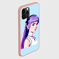 Чехол для iPhone 12 Pro Max Elf Grimes, цвет: 3D-светло-розовый — фото 2