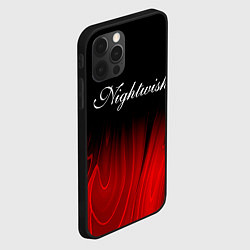 Чехол для iPhone 12 Pro Max Nightwish red plasma, цвет: 3D-черный — фото 2