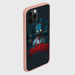 Чехол для iPhone 12 Pro Max Zombie Simpsons, цвет: 3D-светло-розовый — фото 2