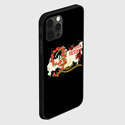 Чехол для iPhone 12 Pro Max 9 мая - russia victory day черная версия, цвет: 3D-черный — фото 2