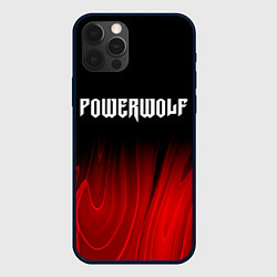 Чехол iPhone 12 Pro Max Powerwolf red plasma