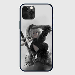 Чехол iPhone 12 Pro Max YoRHa 2-gou B-gata - android