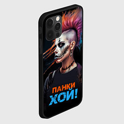 Чехол для iPhone 12 Pro Max Девушка панки хой, цвет: 3D-черный — фото 2