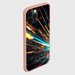 Чехол для iPhone 12 Pro Max Кубический взрыв, цвет: 3D-светло-розовый — фото 2