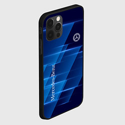 Чехол для iPhone 12 Pro Max Mercedes Benz sign, цвет: 3D-черный — фото 2
