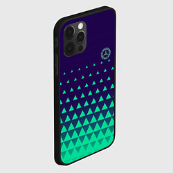 Чехол для iPhone 12 Pro Max Mercedes Benz sign, цвет: 3D-черный — фото 2