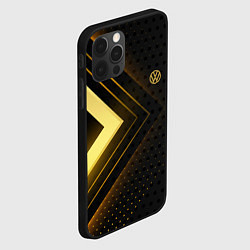 Чехол для iPhone 12 Pro Max Volkswagen sign, цвет: 3D-черный — фото 2