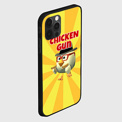 Чехол для iPhone 12 Pro Max Chicken Gun с пистолетами, цвет: 3D-черный — фото 2