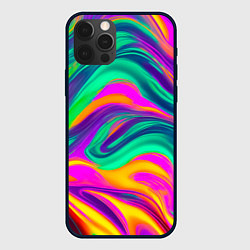 Чехол iPhone 12 Pro Max Градиентные цветные волны