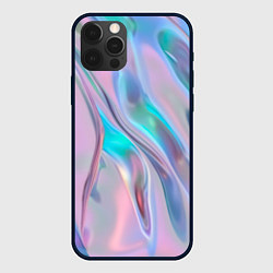 Чехол для iPhone 12 Pro Max Атласный шёлк, цвет: 3D-черный