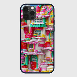 Чехол iPhone 12 Pro Max Домики из сладостей