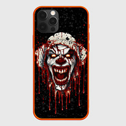Чехол для iPhone 12 Pro Max Bloody clown, цвет: 3D-красный