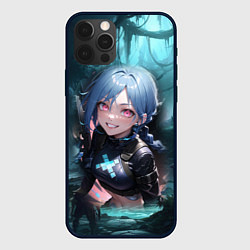 Чехол для iPhone 12 Pro Max Arcane league of legends милая jinx, цвет: 3D-черный