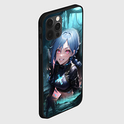 Чехол для iPhone 12 Pro Max Arcane league of legends милая jinx, цвет: 3D-черный — фото 2