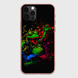 Чехол iPhone 12 Pro Max Лягушонок Пепе веселится с граффити