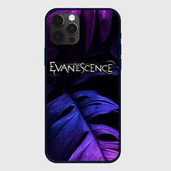 Чехол iPhone 12 Pro Max Evanescence neon monstera