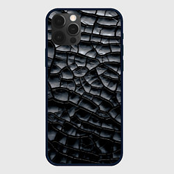 Чехол для iPhone 12 Pro Max Обугленное дерево, цвет: 3D-черный