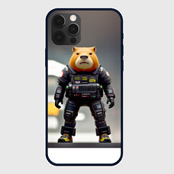 Чехол iPhone 12 Pro Max Капи полицейский - киберпанк - нейросеть