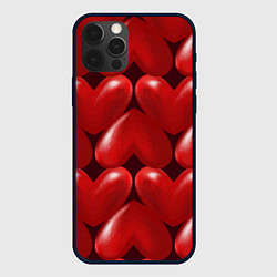 Чехол iPhone 12 Pro Max Red hearts