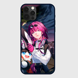 Чехол для iPhone 12 Pro Max Кафка с Пом-Пом, цвет: 3D-черный