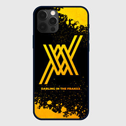Чехол для iPhone 12 Pro Max Darling in the FranXX - gold gradient, цвет: 3D-черный