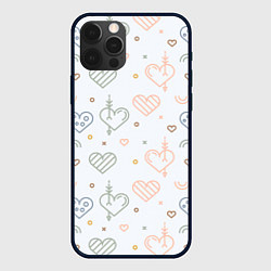 Чехол iPhone 12 Pro Max Lovely hearts