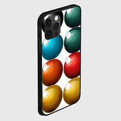 Чехол для iPhone 12 Pro Max Шары для бильярда, цвет: 3D-черный — фото 2