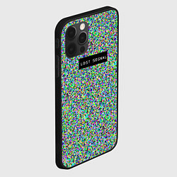 Чехол для iPhone 12 Pro Max Пиксельные помехи, цвет: 3D-черный — фото 2