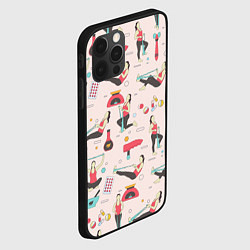 Чехол для iPhone 12 Pro Max Sport woman, цвет: 3D-черный — фото 2