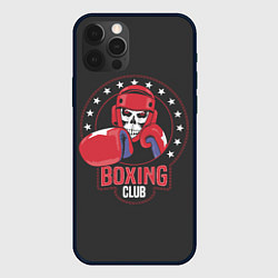 Чехол для iPhone 12 Pro Max Boxing club - боксёр, цвет: 3D-черный