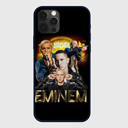 Чехол для iPhone 12 Pro Max Eminem, Marshall Mathers, цвет: 3D-черный