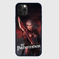 Чехол для iPhone 12 Pro Max Pathfinder elf, цвет: 3D-черный