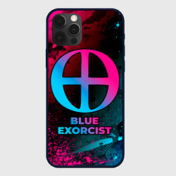 Чехол iPhone 12 Pro Max Blue Exorcist - neon gradient