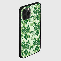 Чехол для iPhone 12 Pro Max Green nature, цвет: 3D-черный — фото 2