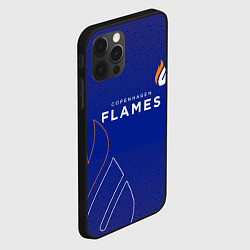 Чехол для iPhone 12 Pro Max Форма Copenhagen Flames, цвет: 3D-черный — фото 2