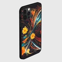Чехол для iPhone 12 Pro Max Цветущий взрыв, цвет: 3D-черный — фото 2