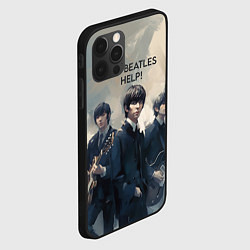 Чехол для iPhone 12 Pro Max The Beatles - Help, цвет: 3D-черный — фото 2