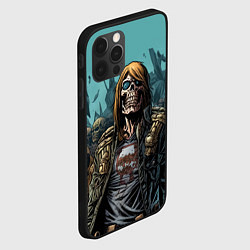 Чехол для iPhone 12 Pro Max Iron Maiden Fallen Angel, цвет: 3D-черный — фото 2