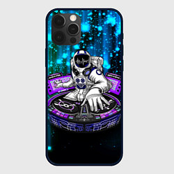 Чехол для iPhone 12 Pro Max Space DJ - neon starfall, цвет: 3D-черный