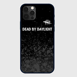 Чехол iPhone 12 Pro Max Dead by Daylight glitch на темном фоне: символ све