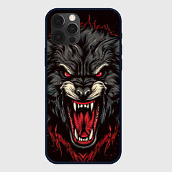 Чехол для iPhone 12 Pro Max Wolf fantasy, цвет: 3D-черный