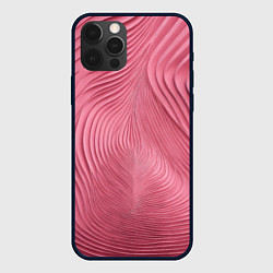 Чехол iPhone 12 Pro Max Фантазия в малиновом