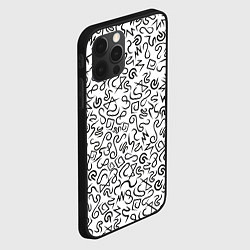 Чехол для iPhone 12 Pro Max Текстурка, цвет: 3D-черный — фото 2