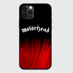 Чехол для iPhone 12 Pro Max Motorhead red plasma, цвет: 3D-черный