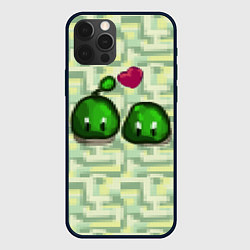 Чехол iPhone 12 Pro Max Зеленые слаймы стардью