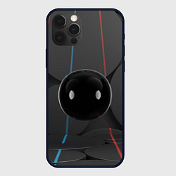 Чехол для iPhone 12 Pro Max Шар-робот, цвет: 3D-черный